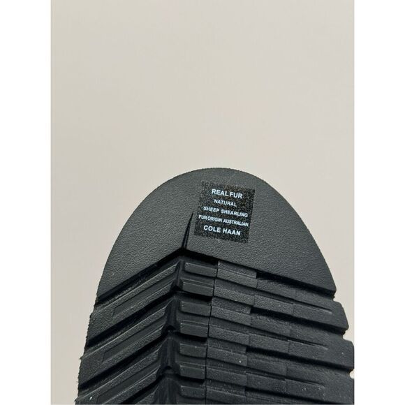 Cole Haan Boots Explore Upstate Hiker Waterproof Black Size 8B Lugged Sole - Picture 9 of 10